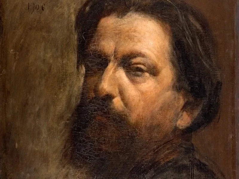 1872-Pierre Alexis Lesage - Autoritratto